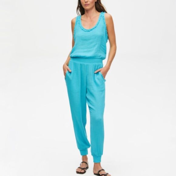 NWT Michael Stars Tobi Jumpsuit In Blue-N10 - Picture 1 of 6